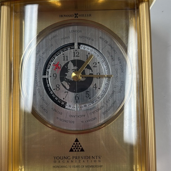 Howard Miller World Time Clock - Picture 15 of 16